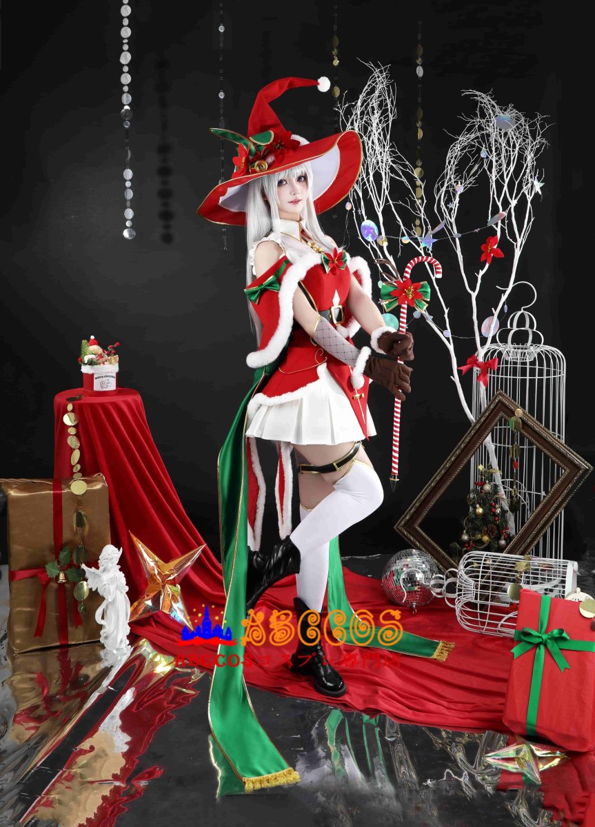 画像27: Re：ゼロから始める異世界生活 エミリア /Emilia クリスマス コスプレ衣装 abccos製 「受注生産」 (27)