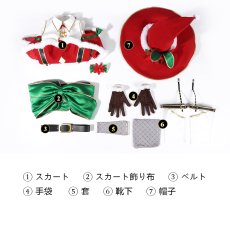 画像30: Re：ゼロから始める異世界生活 エミリア /Emilia クリスマス コスプレ衣装 abccos製 「受注生産」 (30)