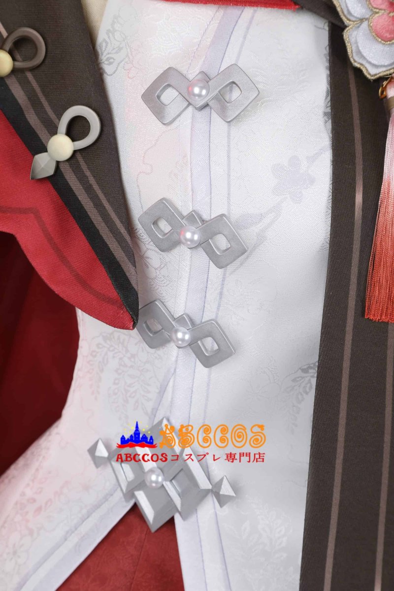 画像10: 原神 Genshin 璃月 胡桃-「残雪に咲く紅」 新コスチューム コスプレ衣装 abccos製 「受注生産」 (10)