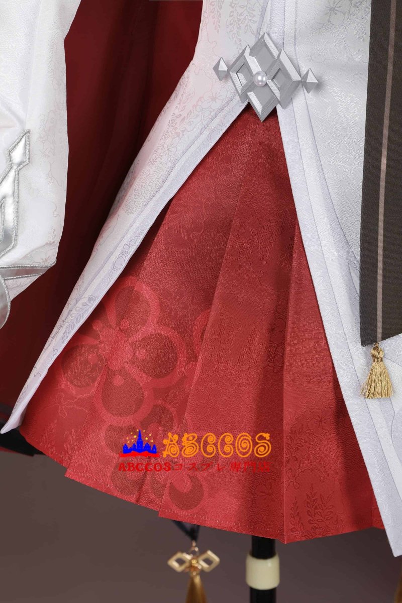 画像12: 原神 Genshin 璃月 胡桃-「残雪に咲く紅」 新コスチューム コスプレ衣装 abccos製 「受注生産」 (12)