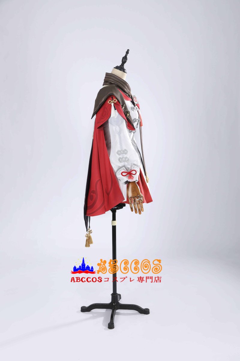 画像2: 原神 Genshin 璃月 胡桃-「残雪に咲く紅」 新コスチューム コスプレ衣装 abccos製 「受注生産」 (2)