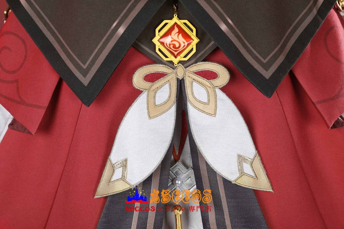 画像22: 原神 Genshin 璃月 胡桃-「残雪に咲く紅」 新コスチューム コスプレ衣装 abccos製 「受注生産」 (22)