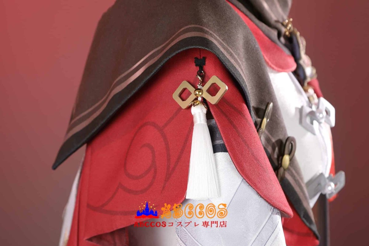 画像25: 原神 Genshin 璃月 胡桃-「残雪に咲く紅」 新コスチューム コスプレ衣装 abccos製 「受注生産」 (25)