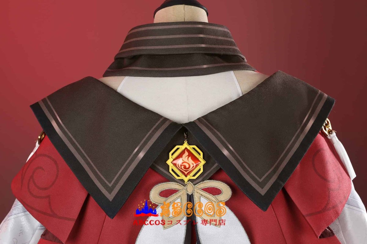 画像26: 原神 Genshin 璃月 胡桃-「残雪に咲く紅」 新コスチューム コスプレ衣装 abccos製 「受注生産」 (26)