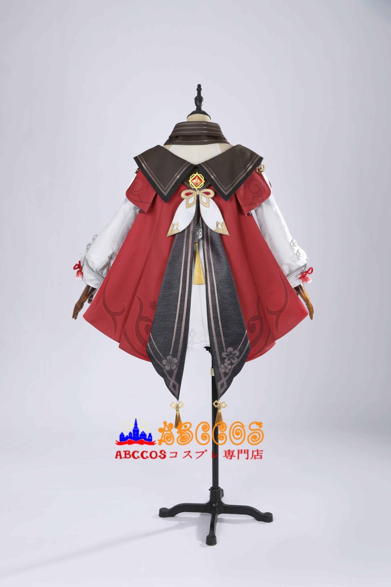 画像4: 原神 Genshin 璃月 胡桃-「残雪に咲く紅」 新コスチューム コスプレ衣装 abccos製 「受注生産」 (4)