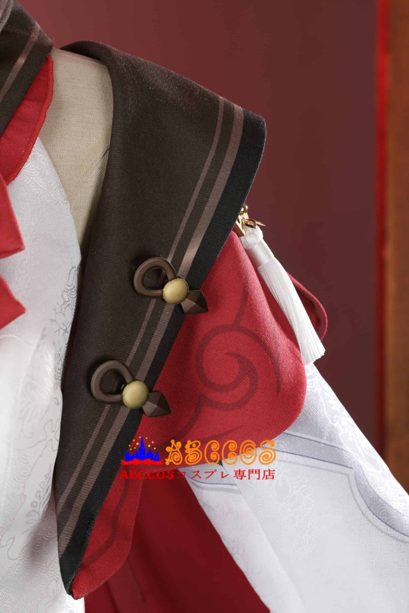 画像9: 原神 Genshin 璃月 胡桃-「残雪に咲く紅」 新コスチューム コスプレ衣装 abccos製 「受注生産」 (9)