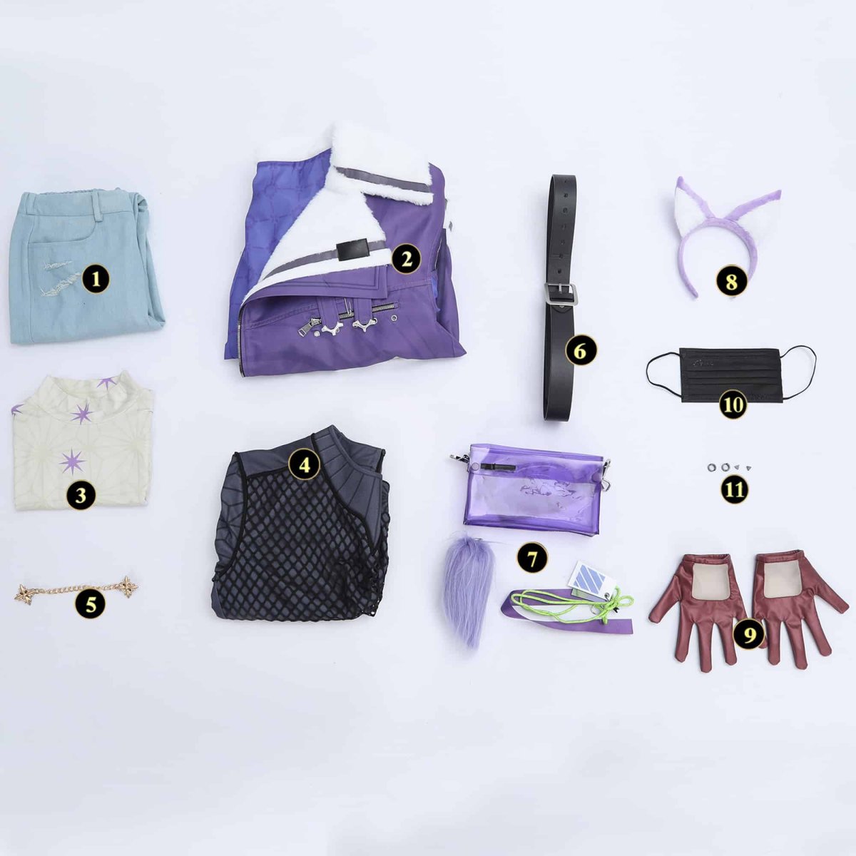 画像29: NU:カーニバル 新世界狂歡 Kuya 玖夜 コスプレ衣装 abccos製 「受注生産」 (29)