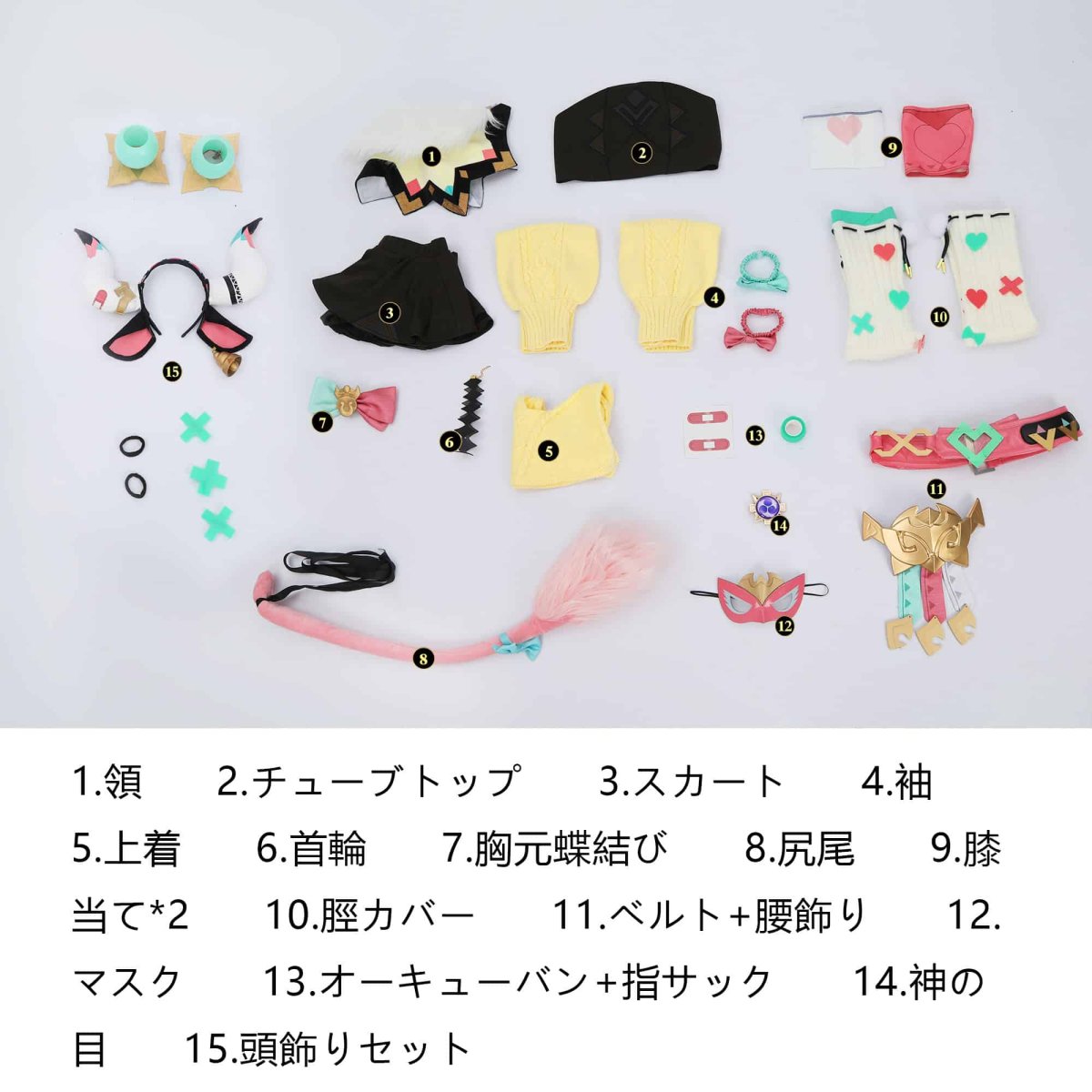 画像47: 原神 Genshin ナタ ヴァレサ-Varesa  コスチューム コスプレ衣装 abccos製 「受注生産」 (47)