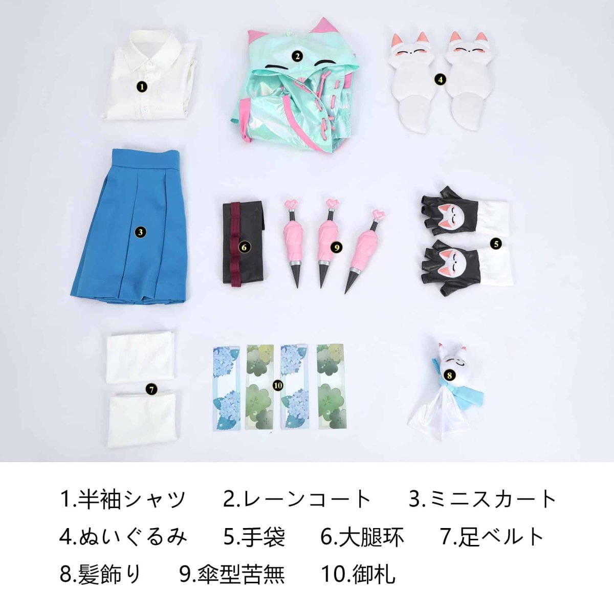 画像23: オーバーウォッチ（Overwatch） OW Kiriko 家守 霧子/ かもりきりこ コスプレ衣装 abccos製 「受注生産」 (23)