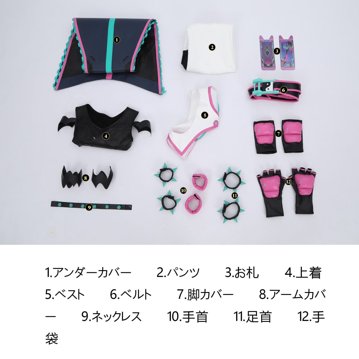 画像27: オーバーウォッチ（Overwatch）ストリートファイター6（ Street Fighter 6）家守 霧子/ かもりきりこ コスプレ衣装 abccos製 「受注生産」 (27)