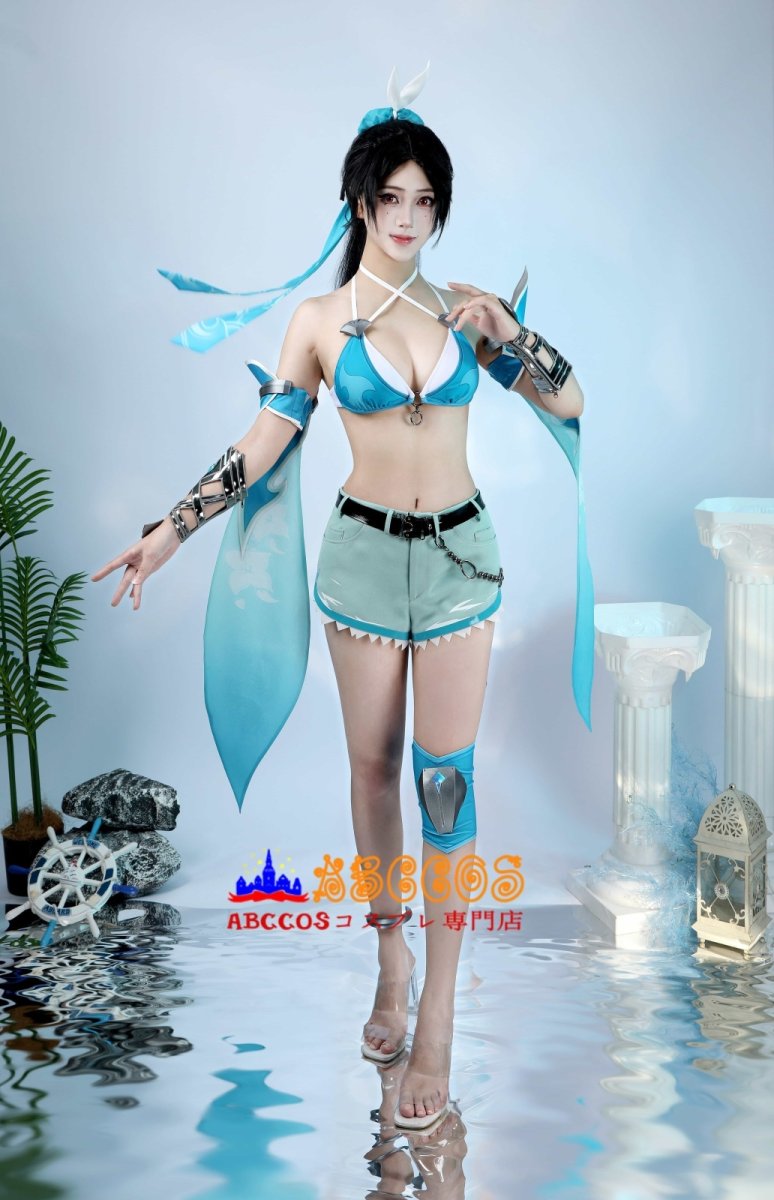 画像35: オーバーウォッチ Overwatch アンラン Anran 水着 コスプレ衣装 abccos製 「受注生産」 (35)