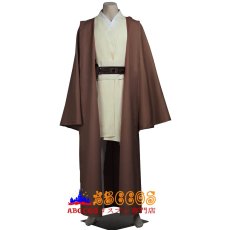 画像1: スター・ウォーズ Star Wars prequel trilogy ジェダイ Jedi Knight オビ＝ワン・ケノービ Obi-Wan Kenobi コスプレ衣装 バラ売り可 abccos製 「受注生産」 (1)