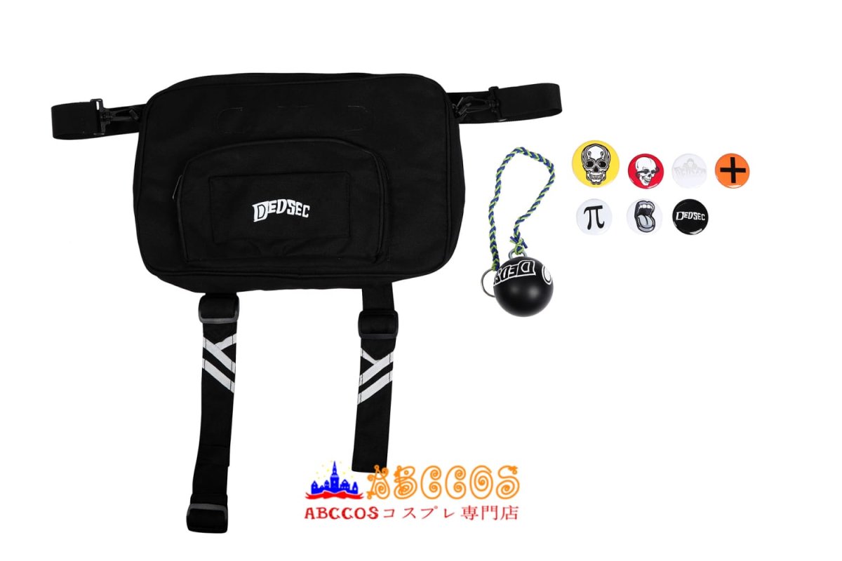 画像8: ウォッチドッグス2 マーカス Watch Dogs 2 Marcus Holloway 袋 単肩バッグ コスプレ道具 abccos製 「受注生産」 (8)