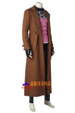 画像3: X-MEN Gambit ガンビット 風 靴付き コスチューム コスプレ衣装 コスプレ靴 バラ売り可 オーダーメイド abccos製 「受注生産」 (3)