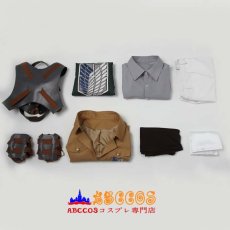 画像32: 進撃の巨人 リヴァイ 調査兵団 マント付き コスプレ衣装 コスプレ コスチューム バラ売り可 abccos製 「受注生産」 (32)