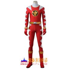 画像1: 恐竜戦隊ジュウレンジャー/ パワーレンジャー・ダイノサンダー （Power Rangers Dino Thunder）Kyoryu Sentai Zyuranger ゲキ ティラノレンジャー コスプレ衣装 abccos製 「受注生産」 (1)