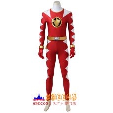 画像2: 恐竜戦隊ジュウレンジャー/ パワーレンジャー・ダイノサンダー （Power Rangers Dino Thunder）Kyoryu Sentai Zyuranger ゲキ ティラノレンジャー コスプレ衣装 abccos製 「受注生産」 (2)