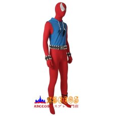 画像2: スカーレット・スパイダー ベン・ライリー Scarlet Spider Ben Reilly コスプレ衣装 コスチューム バラ売り可 abccos製 「受注生産」 (2)