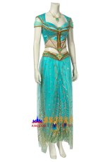 画像3: Aladdin Lamp アラジンと魔法のランプ Jasmine ジャスミン プリンセス コスプレ衣装 abccos製 「受注生産」 (3)