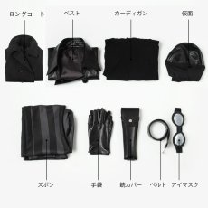 画像22: スパイダーマン: スパイダーバース ノワール Spider-Man: Into the Spider-Verse Noir コスプレ衣装 オーダーメイド可能 コスチューム バラ売り可 abccos製 「受注生産」 (22)