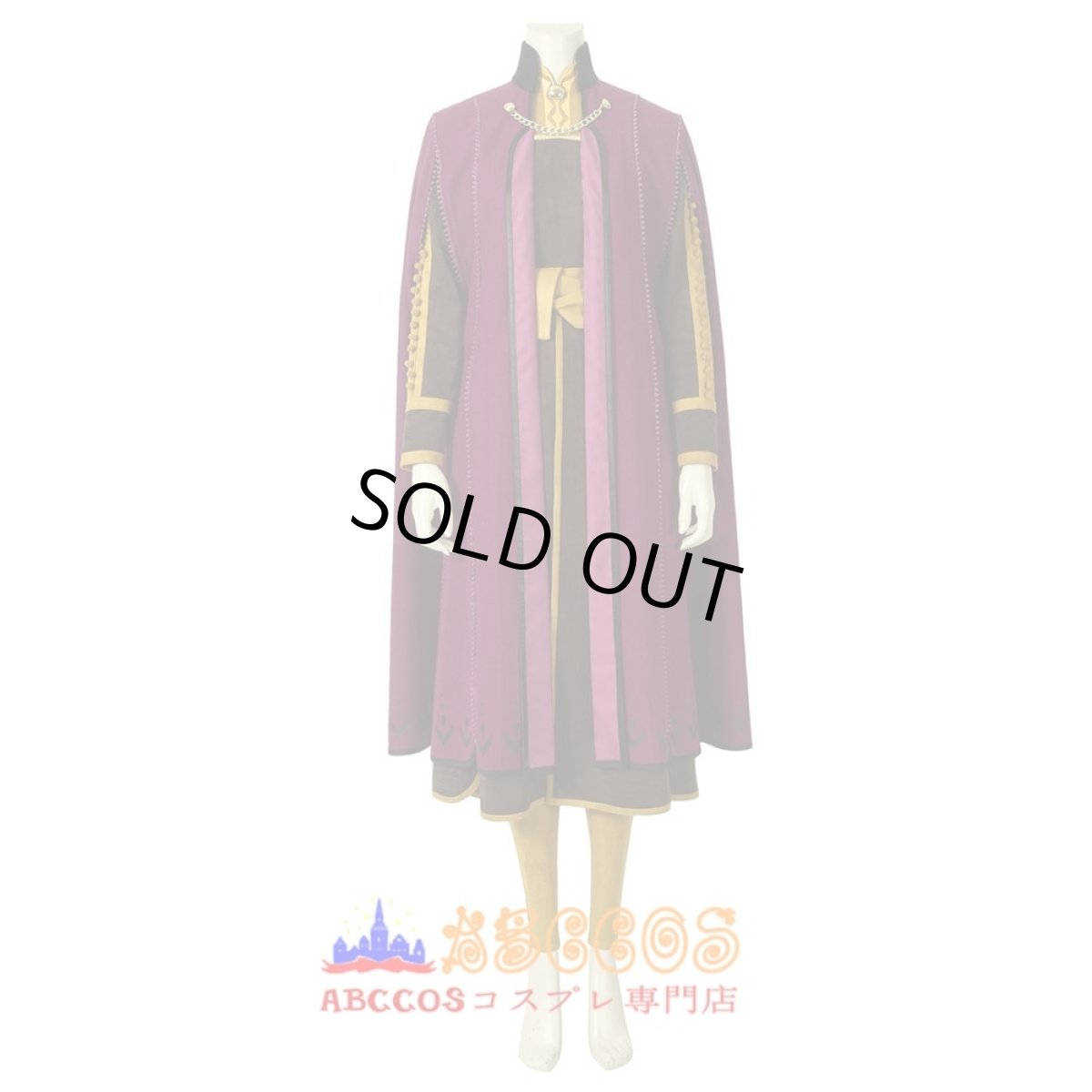 画像1: 【売り切れ即終】アナと雪の女王2 アナ Frozen2 Frozen II Anna コスプレ衣装 abccos製 「受注生産」 (1)