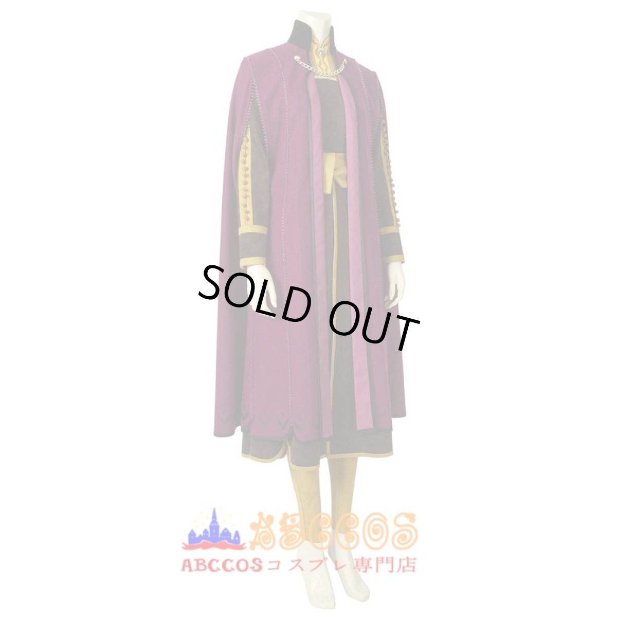 画像2: 【売り切れ即終】アナと雪の女王2 アナ Frozen2 Frozen II Anna コスプレ衣装 abccos製 「受注生産」 (2)