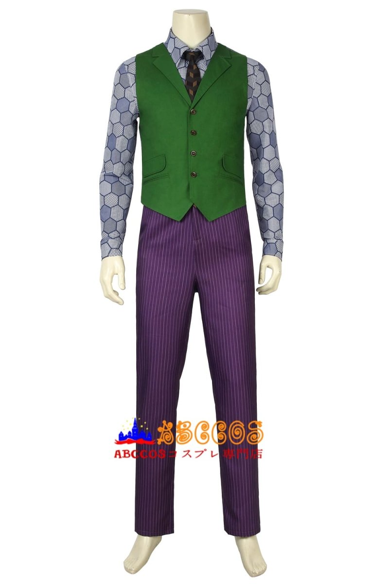 画像6: バットマン ダークナイト ジョーカー Batman The Dark Knight The Joker マスク付き コスプレ衣装 コスチューム バラ売り可 abccos製 「受注生産」 (6)