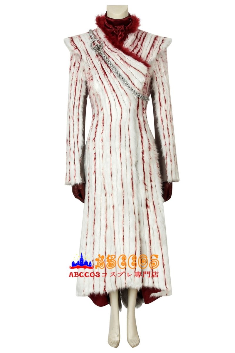 画像5: ゲーム・オブ・スローンズ 第8シーズン『最終章』 Game of Thrones GOT 氷と炎の歌 デナーリス・ターガリエン Daenerys コスプレ衣装 abccos製 「受注生産」 (5)