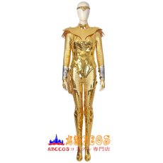 画像1: ワンダーウーマン ダイアナ Wonder Woman 1984 Diana Prince ゴールデンバトルスーツ コスプレ衣装 オーダーメイド可能 コスチューム ゲーム バラ売り可 abccos製 「受注生産」 (1)