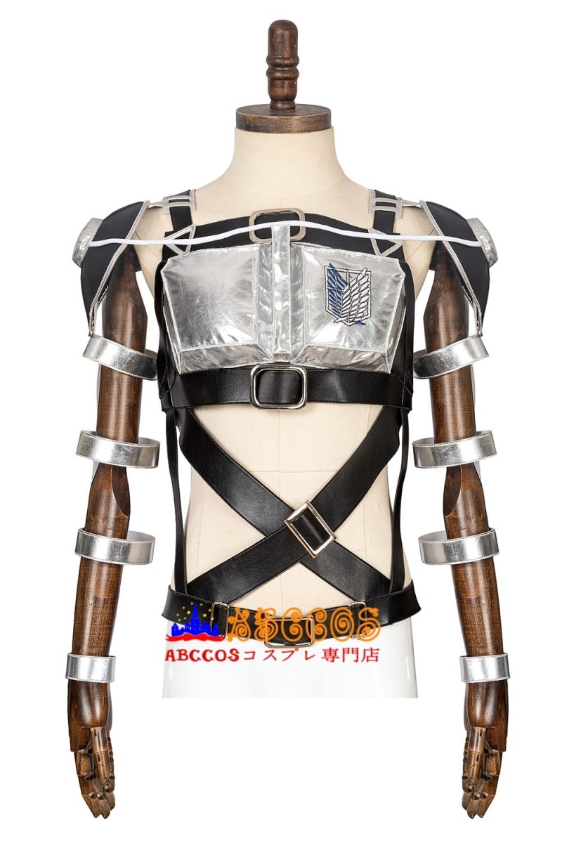 画像8: 進撃の巨人 The Final Season(ファイナルシーズン)調査兵団 自由の翼 新立体機動装置 リヴァイ コスプレ衣装 コスチューム バラ売り可 abccos製 「受注生産」 (8)