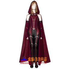 画像1: スカーレット・ウィッチ ワンダ Wanda Vision Scarlet Witch Wanda コスプレ衣装 コスチューム バラ売り可 abccos製 「受注生産」 (1)