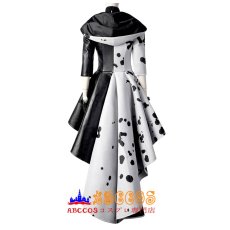 画像4: ディズニー Cruella クルエラ 悪役クルエラ・ド・ヴィル Cruella De Vil コスプレ衣装 コスチューム バラ売り可 abccos製 「受注生産」 (4)