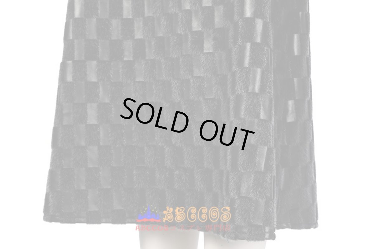 画像10: 【売り切れ即終】ディズニー Cruella クルエラ 悪役クルエラ・ド・ヴィル Cruella De Vil 黒スーツ コスプレ衣装 abccos製 「受注生産」 (10)