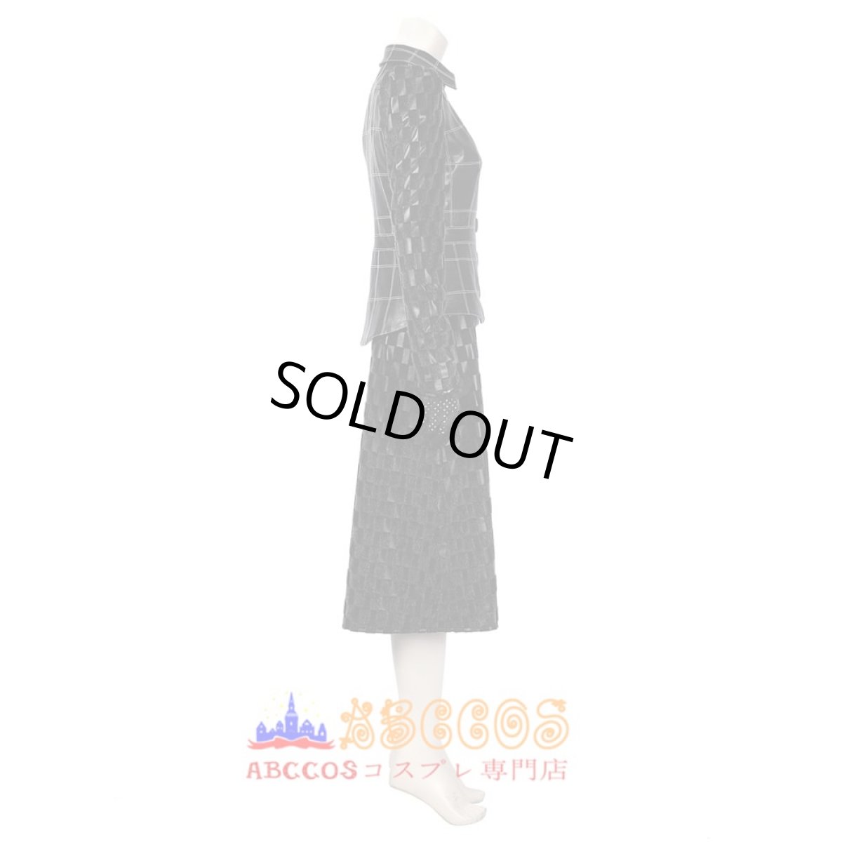 画像2: 【売り切れ即終】ディズニー Cruella クルエラ 悪役クルエラ・ド・ヴィル Cruella De Vil 黒スーツ コスプレ衣装 abccos製 「受注生産」 (2)