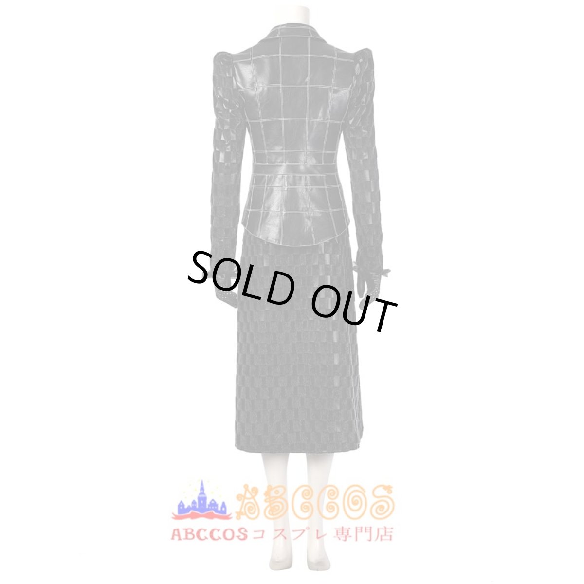 画像4: 【売り切れ即終】ディズニー Cruella クルエラ 悪役クルエラ・ド・ヴィル Cruella De Vil 黒スーツ コスプレ衣装 abccos製 「受注生産」 (4)