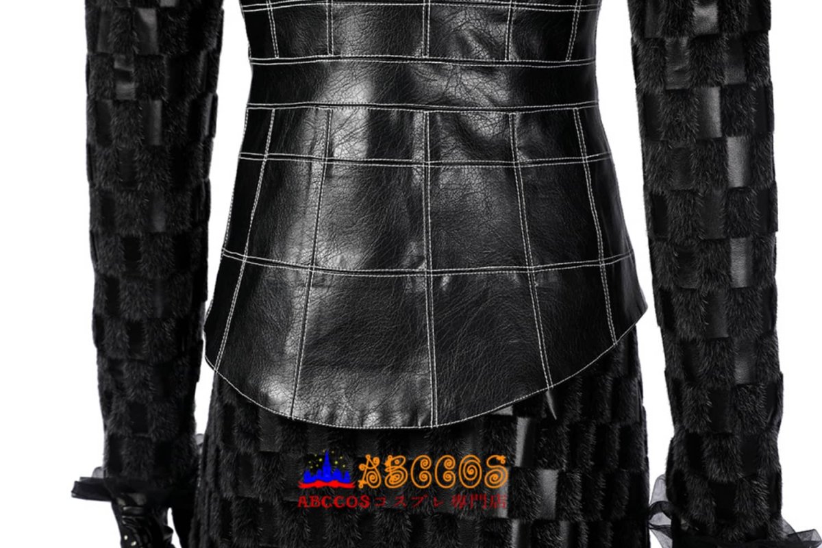 画像9: 【売り切れ即終】ディズニー Cruella クルエラ 悪役クルエラ・ド・ヴィル Cruella De Vil 黒スーツ コスプレ衣装 abccos製 「受注生産」 (9)