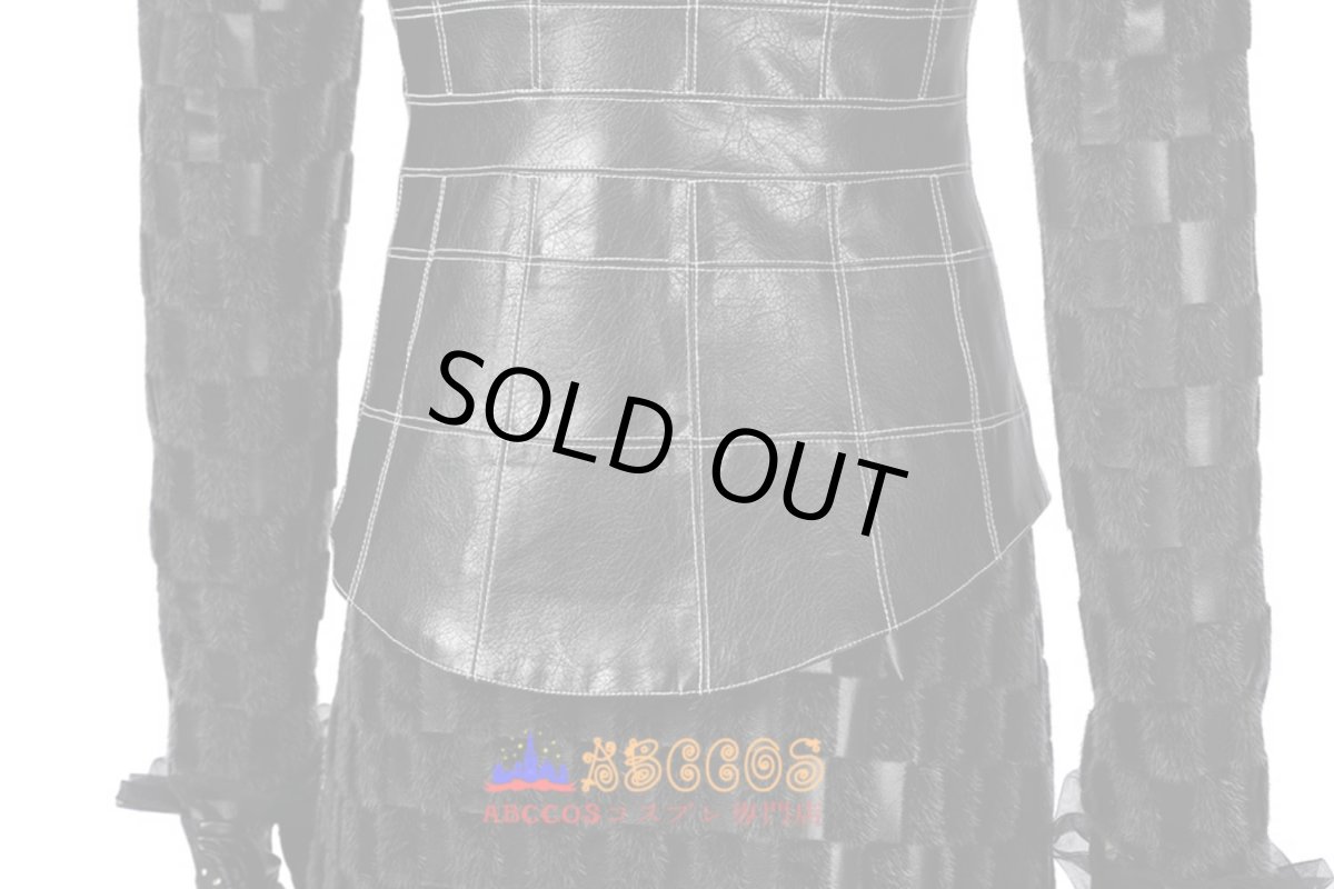 画像9: 【売り切れ即終】ディズニー Cruella クルエラ 悪役クルエラ・ド・ヴィル Cruella De Vil 黒スーツ コスプレ衣装 abccos製 「受注生産」 (9)