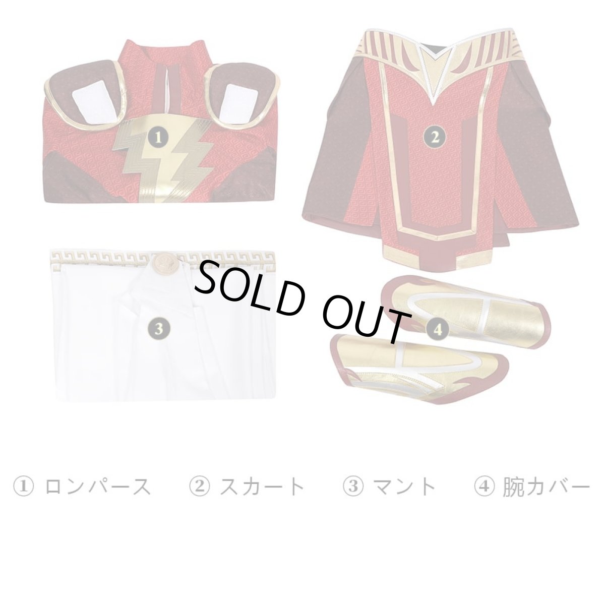 画像14: 【売り切れ即終】シャザム!〜神々の怒り〜 Shazam! Fury of the Gods メアリー・ブロムフィールド 全身タイツ コスチューム コスプレ衣装 abccos製 「受注生産」 (14)