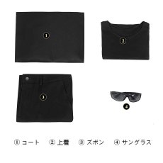 画像21: マトリックス リローデッド The Matrix Resurrections Neo ネオ コスプレ衣装 コスチューム abccos製 「受注生産」 (21)