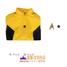 画像12: スタートレック Star Trek: Strange New Worlds  コスプレ衣装  abccos製 「受注生産」 (12)