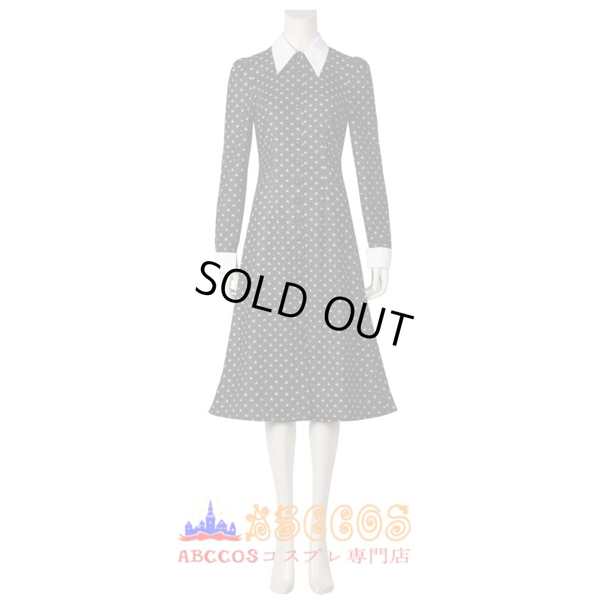 画像1: 【売り切れ即終】アダムス・ファミリー(2022) The Addams Family ウェンズデー・アダムス Wednesday Addams コスプレ衣装 abccos製 「受注生産」 (1)