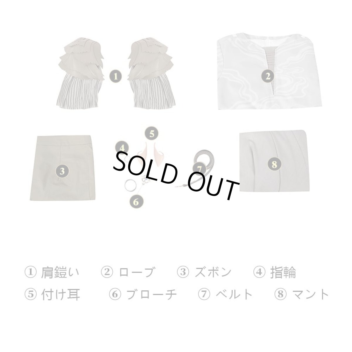 画像23: 【売り切れ即終】The Lord of the Rings: The Rings of Power ロード・オブ・ザ・リング: 力の指輪 エルロンド-Elrond コスプレ衣装  abccos製 「受注生産」 (23)