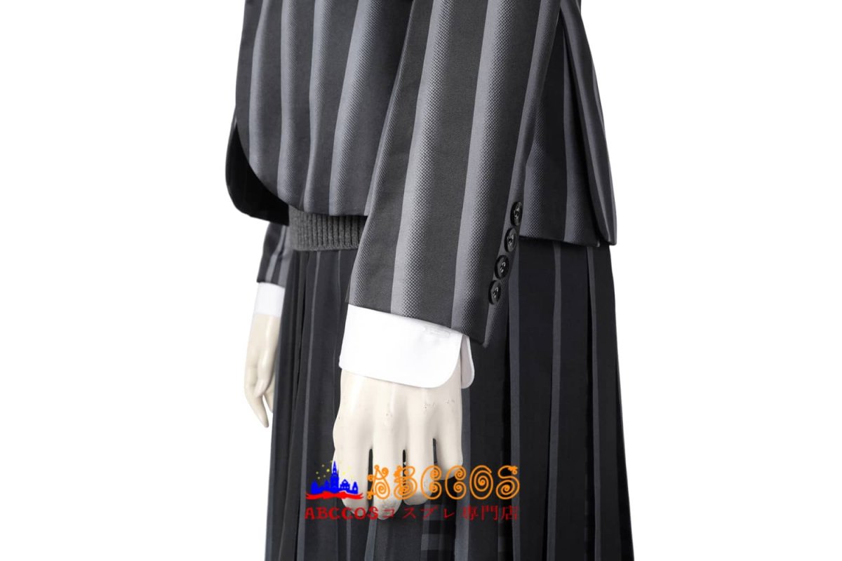 画像13: 【売り切れ即終】アダムス・ファミリー The Addams Family ウェンズデー・アダムス Wednesday Addams コスチューム 制服 コスプレ衣装 abccos製 「受注生産」 (13)