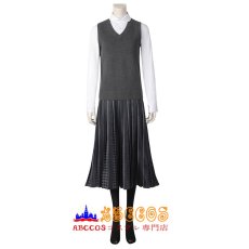 画像5: アダムス・ファミリー The Addams Family ウェンズデー・アダムス Wednesday Addams コスチューム 制服 コスプレ衣装 バラ売り可 abccos製 「受注生産」 (5)