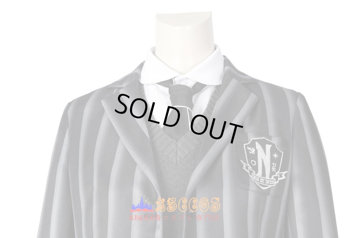 画像6: 【売り切れ即終】アダムス・ファミリー The Addams Family ウェンズデー・アダムス Wednesday Addams コスチューム 制服 コスプレ衣装 abccos製 「受注生産」 (6)