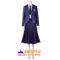 画像1: Wednesday Season 2『ウェンズデー』ネヴァーモア学園の生徒 女の子制服 イーニッド・シンクレア Enid Sinclair コスプレ衣装 abccos製 「受注生産」 (1)