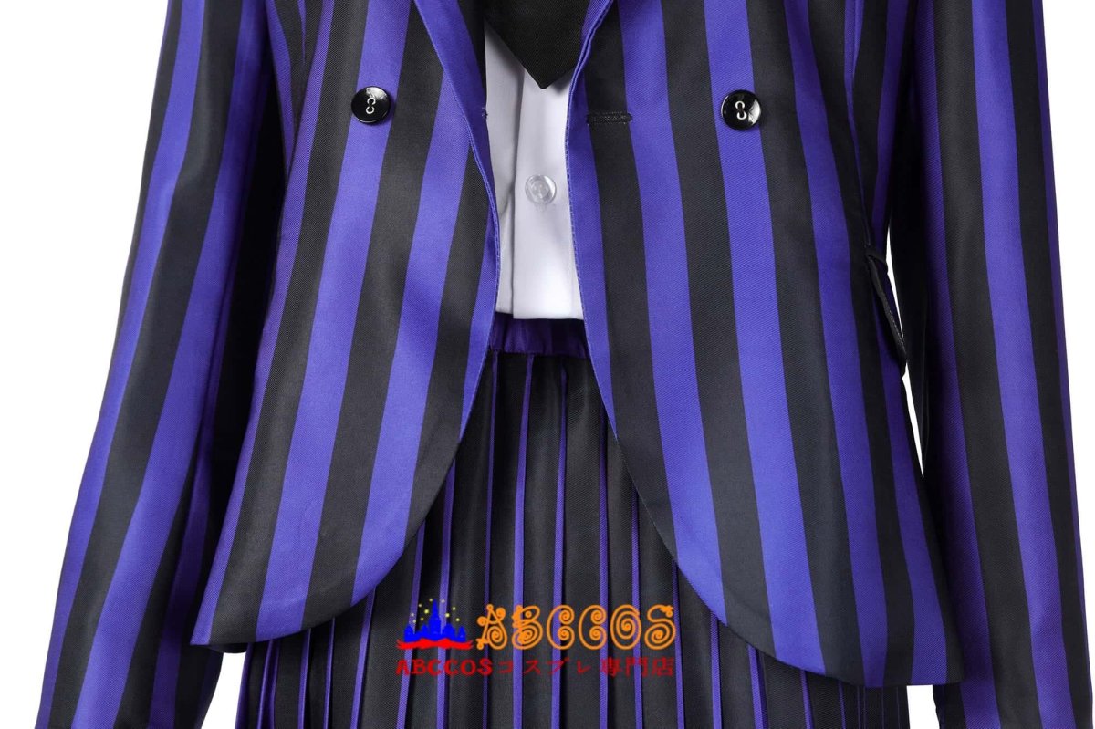 画像10: Wednesday Season 2『ウェンズデー』ネヴァーモア学園の生徒 女の子制服 イーニッド・シンクレア Enid Sinclair コスプレ衣装 abccos製 「受注生産」 (10)