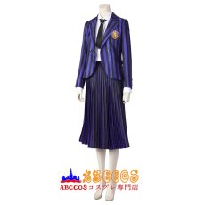画像3: Wednesday Season 2『ウェンズデー』ネヴァーモア学園の生徒 女の子制服 イーニッド・シンクレア Enid Sinclair コスプレ衣装 abccos製 「受注生産」 (3)