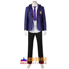 画像1: Wednesday Season 2『ウェンズデー』ネヴァーモア学園の生徒 男の子制服 エイジャックス・ペトロポラス Xavier Thorpe コスプレ衣装 abccos製 「受注生産」 (1)