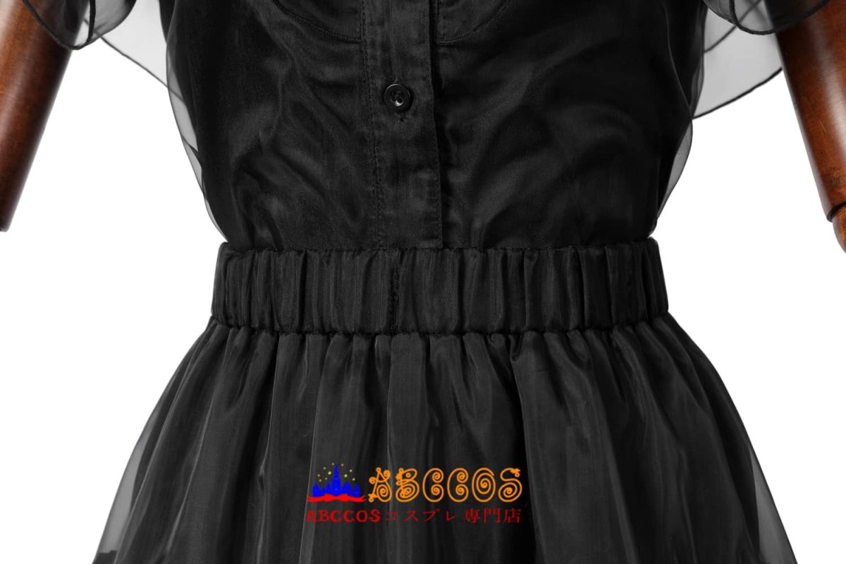 画像10: 【売り切れ即終】アダムス・ファミリー The Addams Family ウェンズデー・アダムス Wednesday Addams コスチューム 完全な服装 ドレス コスプレ衣装 abccos製 「受注生産」 (10)